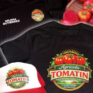 Poleras + Jockeys Agrícola Tomatín