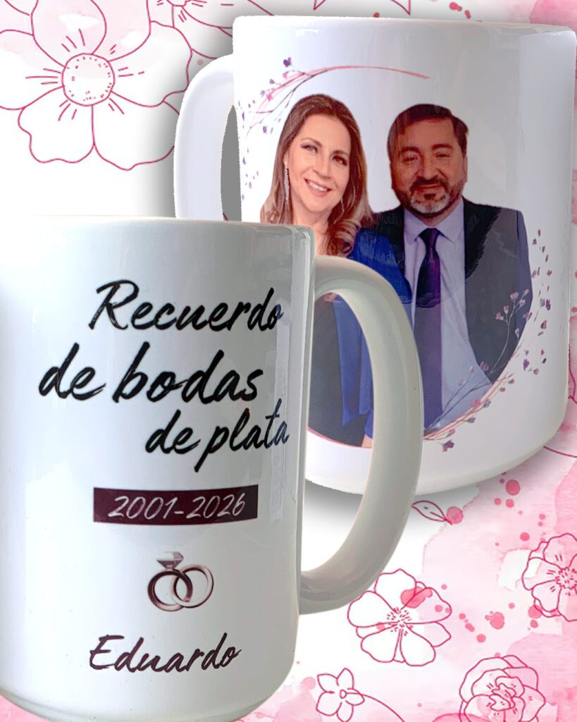 Tazón 15 OZ (XL) – Bodas de Plata