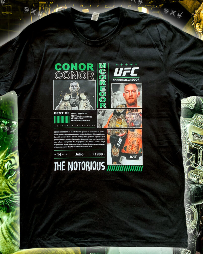 Polera personalizada Connor McGregor