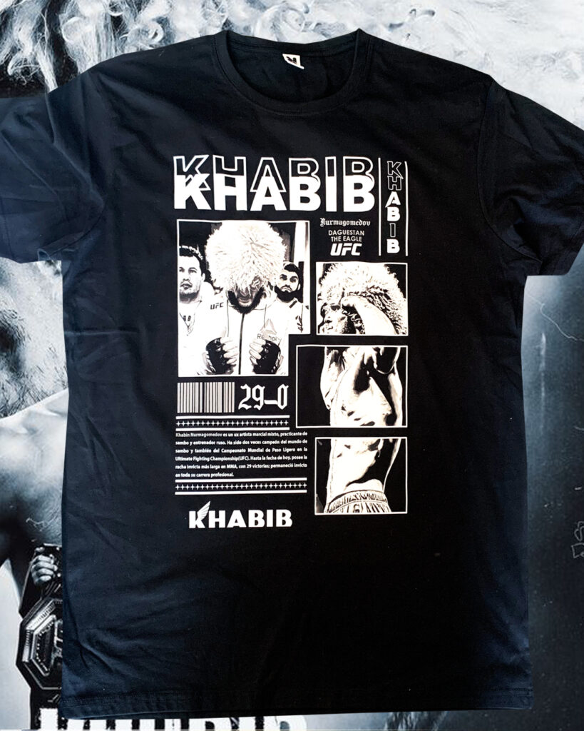 Polera personalizada Khabib