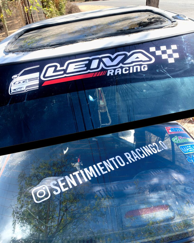 Adhesivo Leiva Racing